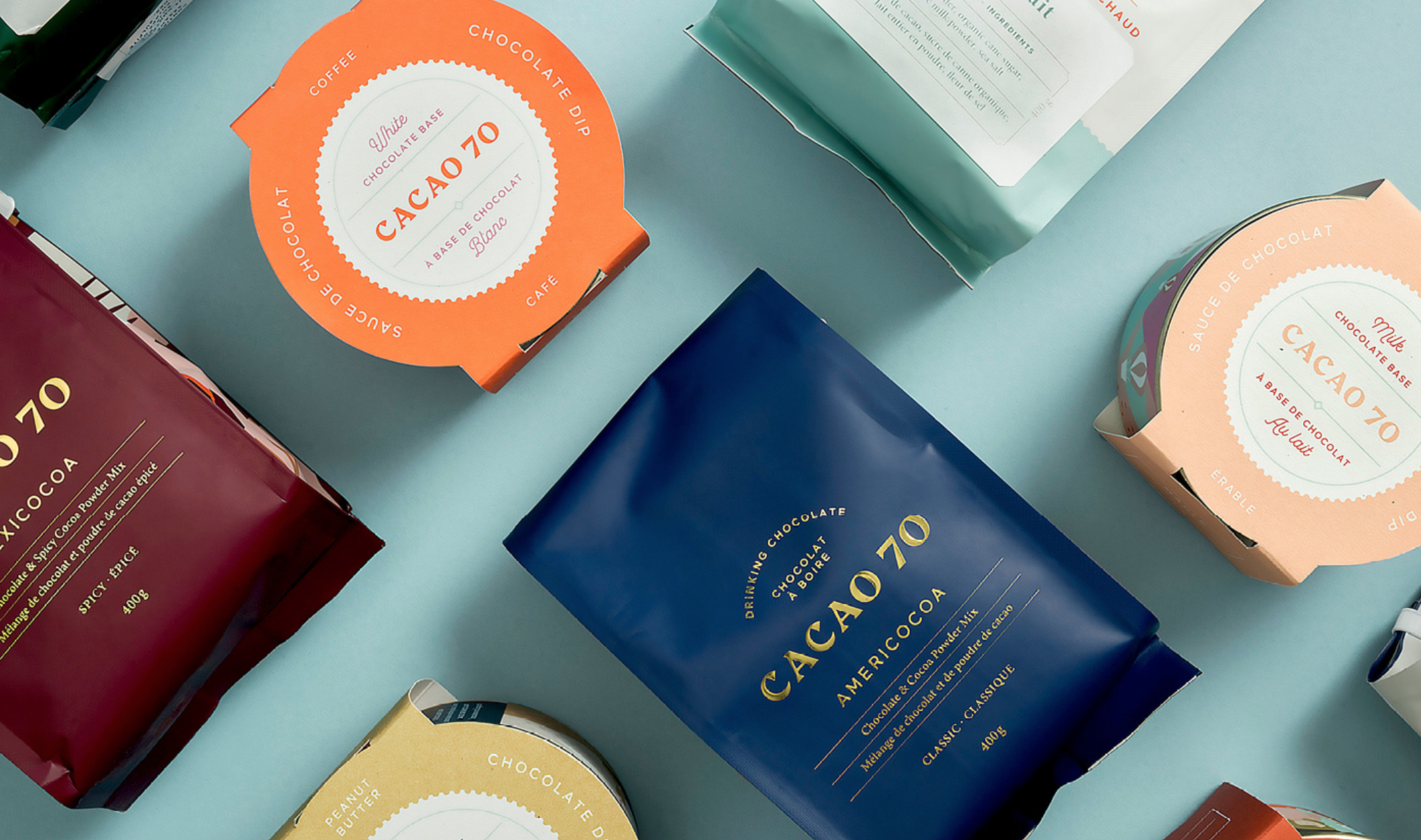 packaging design range cacao