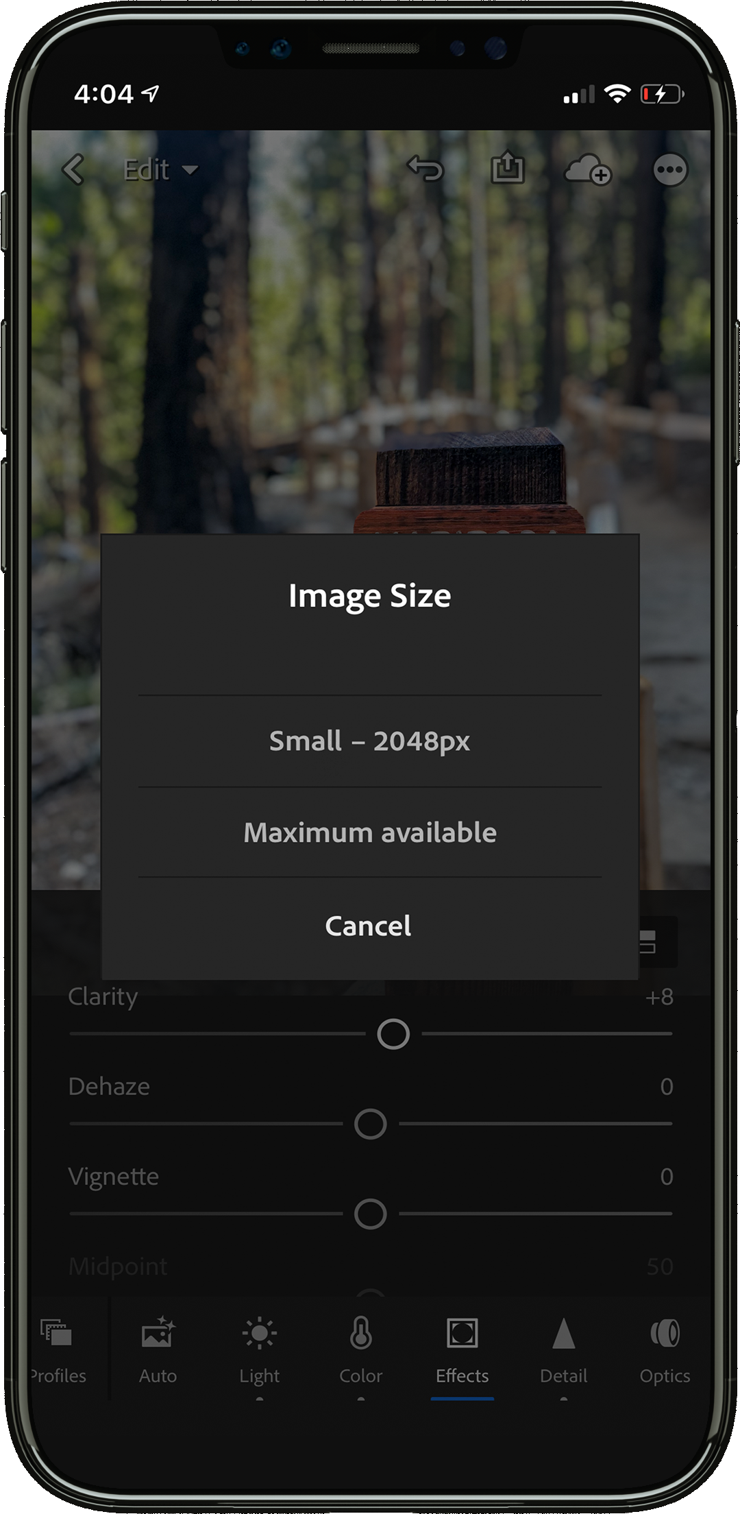 social media pictures exporting images