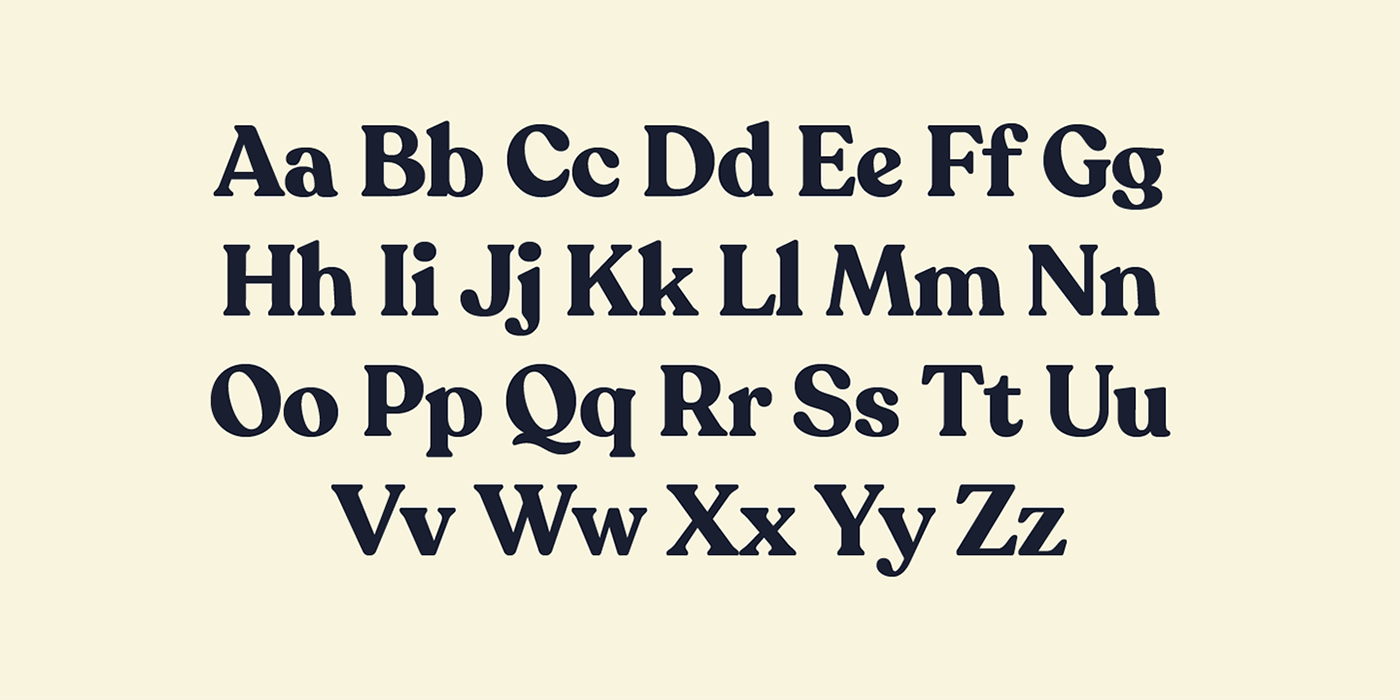  serif recoleta alphabet