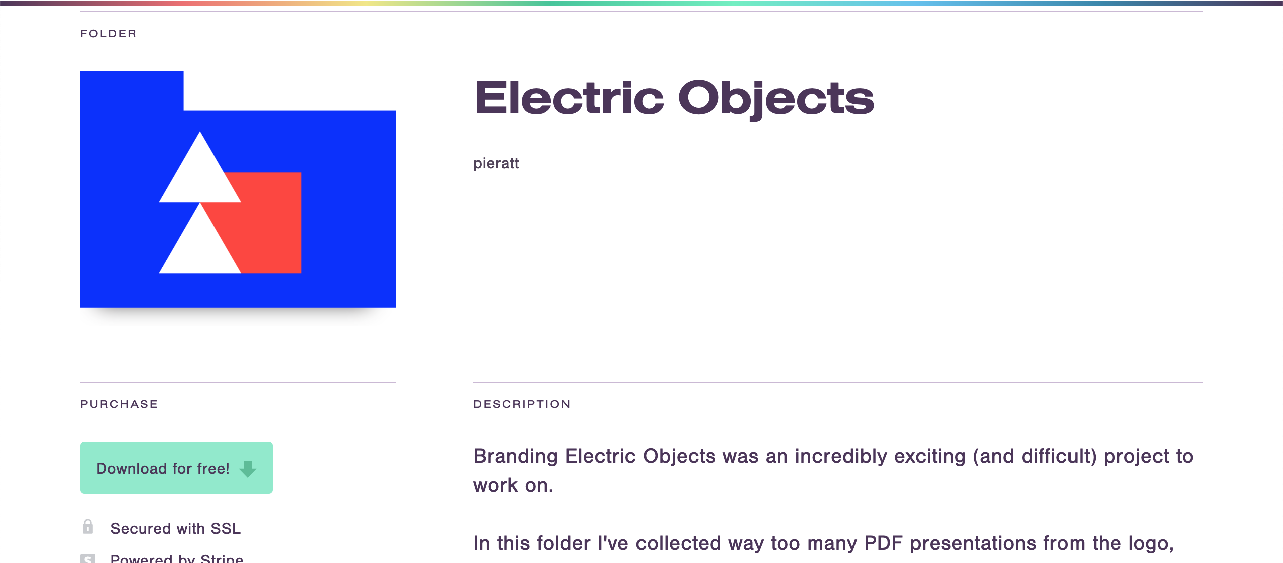 working files electric objects 