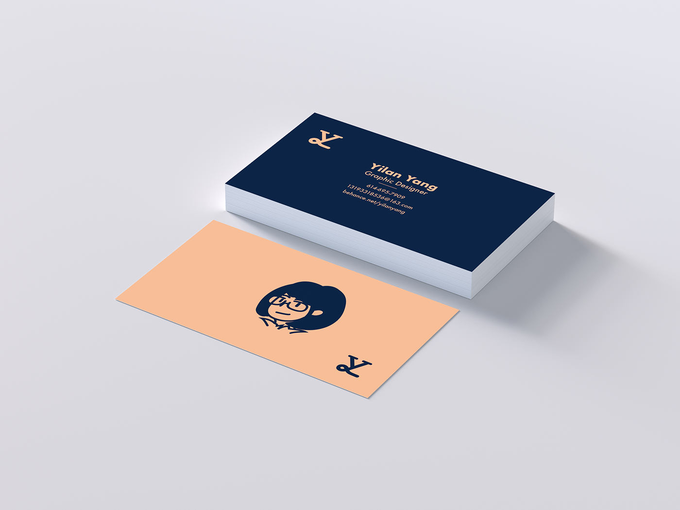 Business Card Design yilan yang 