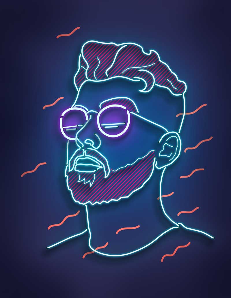 5 Neon Light Effects that will blow your mind! Yes I'm a Designer